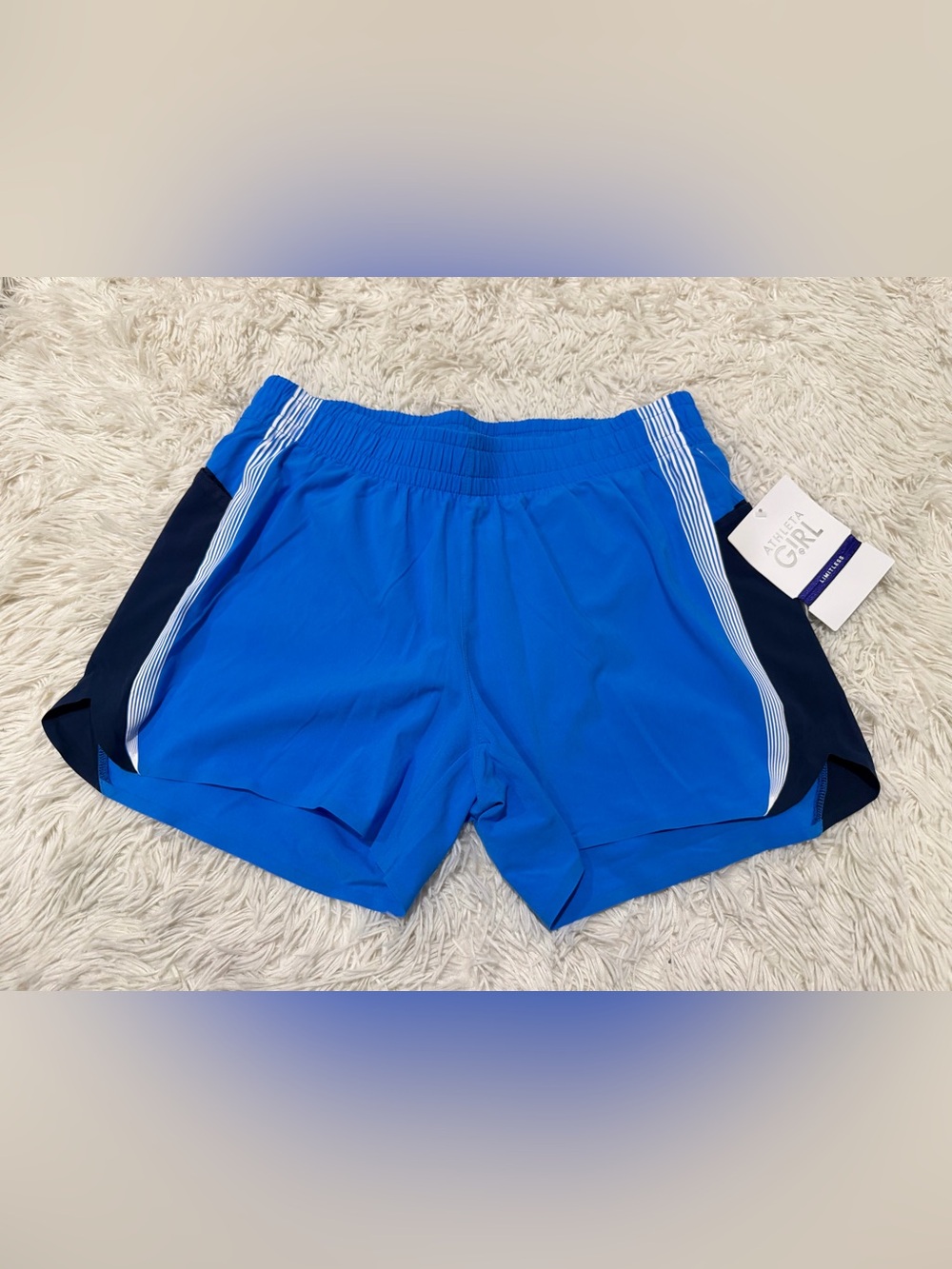 Athleta Girl Get in the Game Shorts - Size XXL/16 - NWT - blue